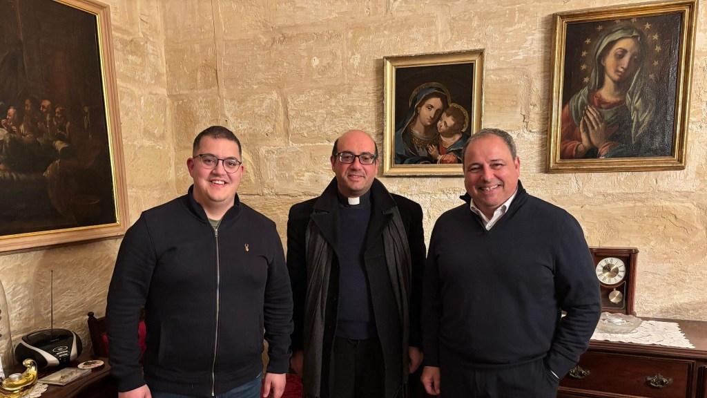 Laqgħa mal-Arċipriet Fr Norman Zammit fid-Dar&nbsp;Parrokkjali